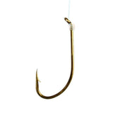 Eagle Claw Plain Shank Snelled Bronze Hooks-Terminal Tackle-Eagle Claw-Tackle World