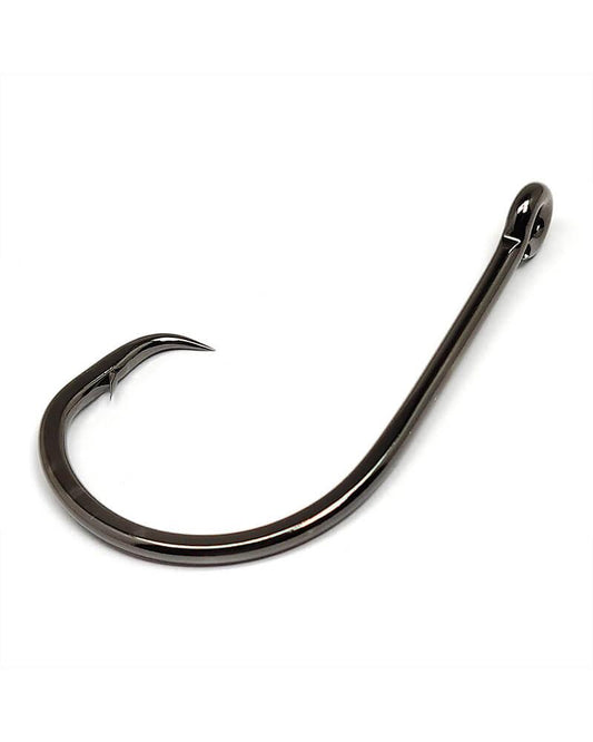 Gamakatsu Octopus Circle Straight Eye 4x Strong Hooks NS Black-Terminal Tackle-Gamakatsu-Tackle World