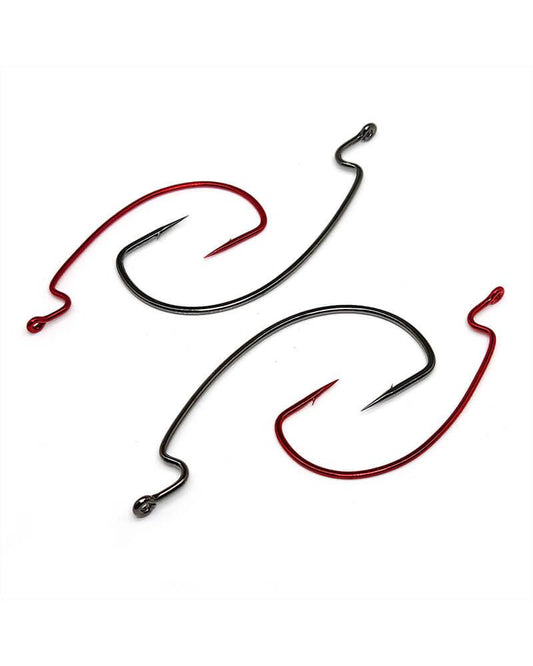 Gamakatsu Worm Extra Wide Gap (EWG) Hooks NS Black-Terminal Tackle-Gamakatsu-Tackle World