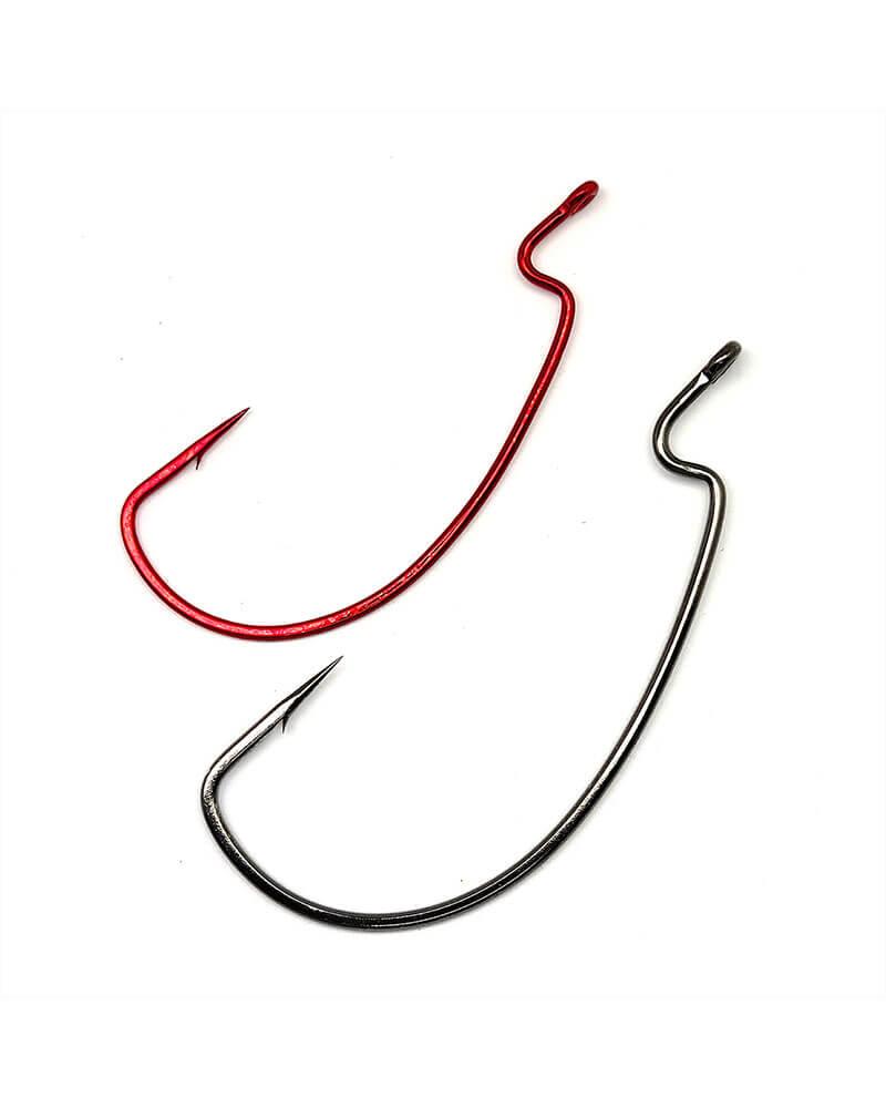 Gamakatsu Worm Extra Wide Gap (EWG) Hooks NS Black-Terminal Tackle-Gamakatsu-Tackle World