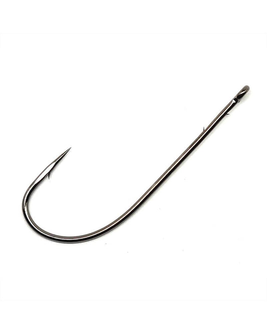 Gamakatsu Worm Offset Shank O'Shaughnessy Bend Hooks NS Black-Terminal Tackle-Gamakatsu-Tackle World