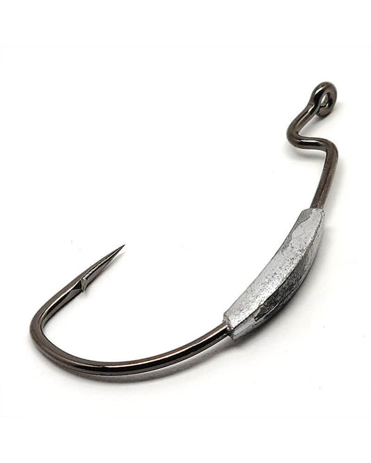 Gamakatsu Worm Superline Extra Wide Gap (EWG) Weighted Hooks NS Black-Terminal Tackle-Gamakatsu-Tackle World