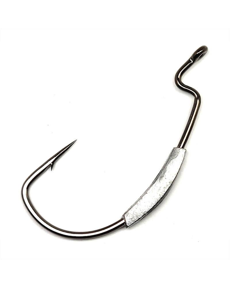 Gamakatsu Worm Superline Extra Wide Gap (EWG) Weighted Hooks NS Black-Terminal Tackle-Gamakatsu-Tackle World