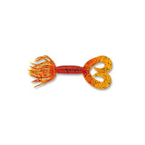 Gary Yamamoto 5" Double Tail Hula Grubs-Lures-Gary Yamamoto-196 - Pumpkin w/ Large Black & Small Green-Tackle World