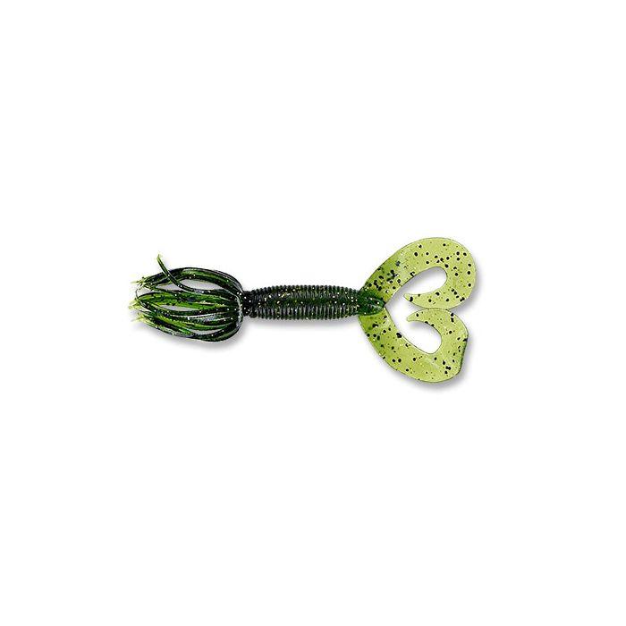 Gary Yamamoto 5" Double Tail Hula Grubs-Lures-Gary Yamamoto-323 - Watermelon w/ Black-Tackle World