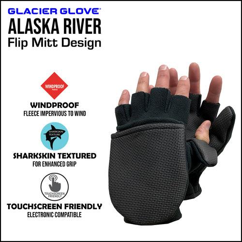 Glacier Glove Alaska River Series Flip Mitts-Apparel-Glacier Glove-Tackle World