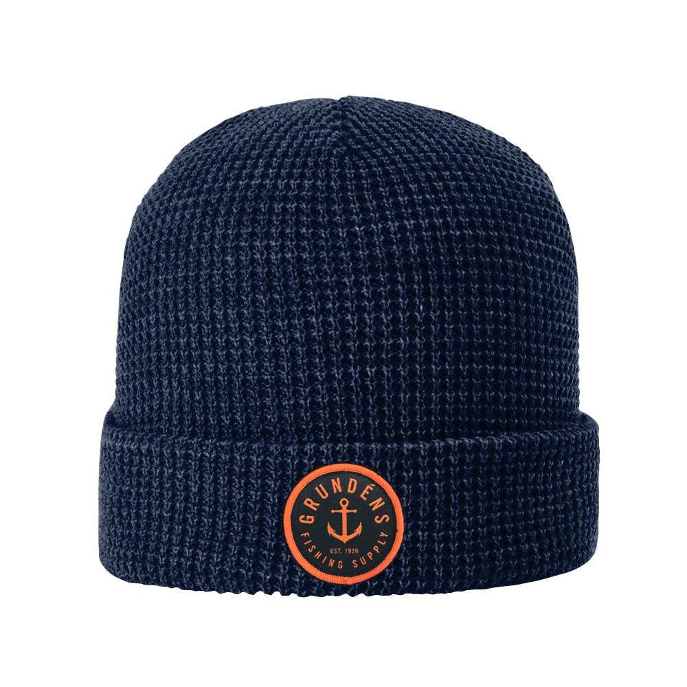 Grundens Anchor Waffle Beanie-Apparel-Grundens-Anchor-One Size-Tackle World