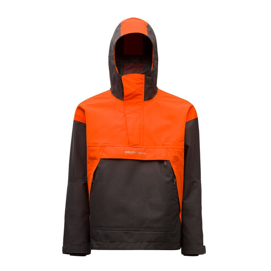 Grundens Buoy X GORE-TEX Anorak Jacket CLOSE-OUT-Apparel-Grundens-M-Red Orange/Anchor-Tackle World