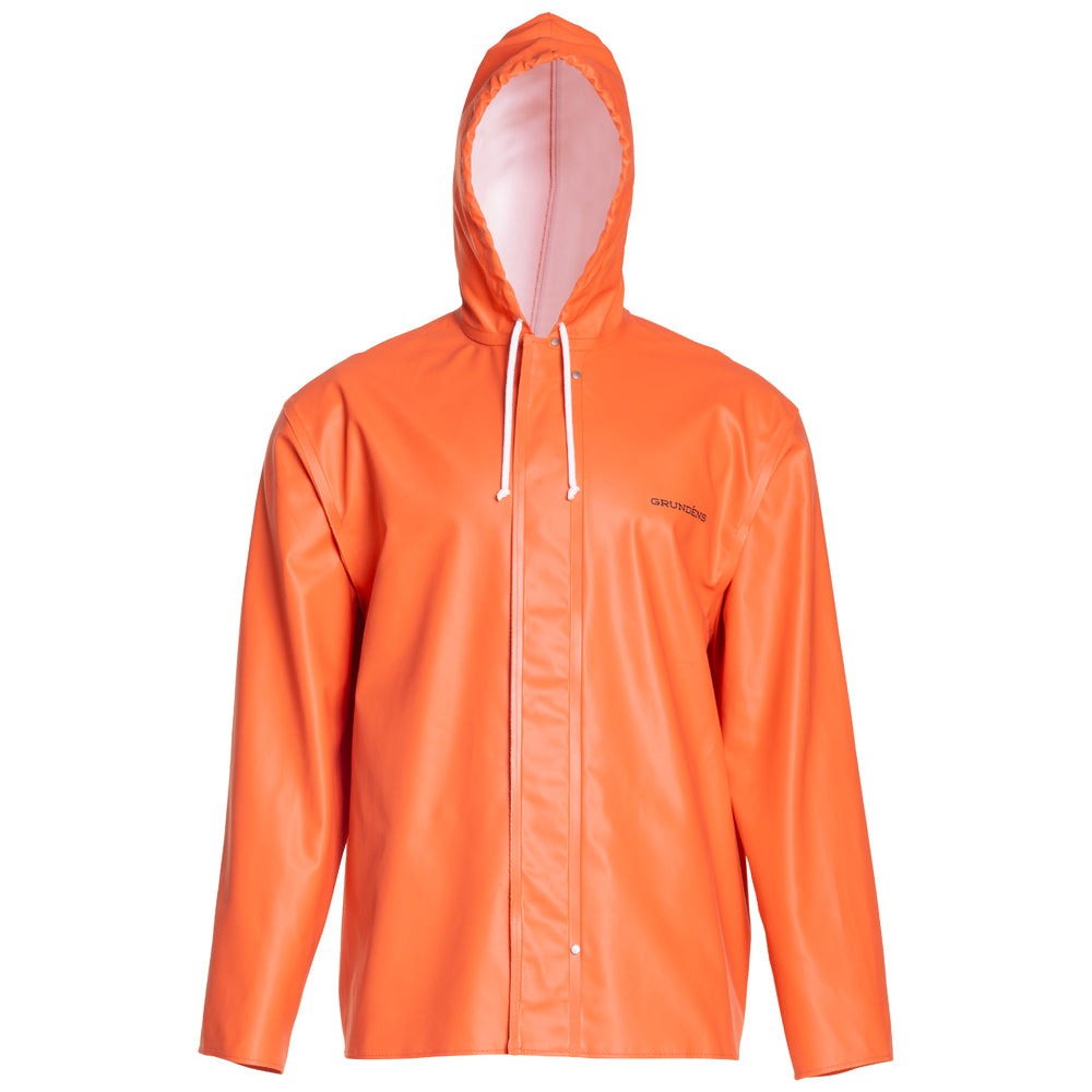 Grundens Clipper 82 Hooded Commercial Fishing Jackets-Apparel-Grundens-Orange-M-Tackle World