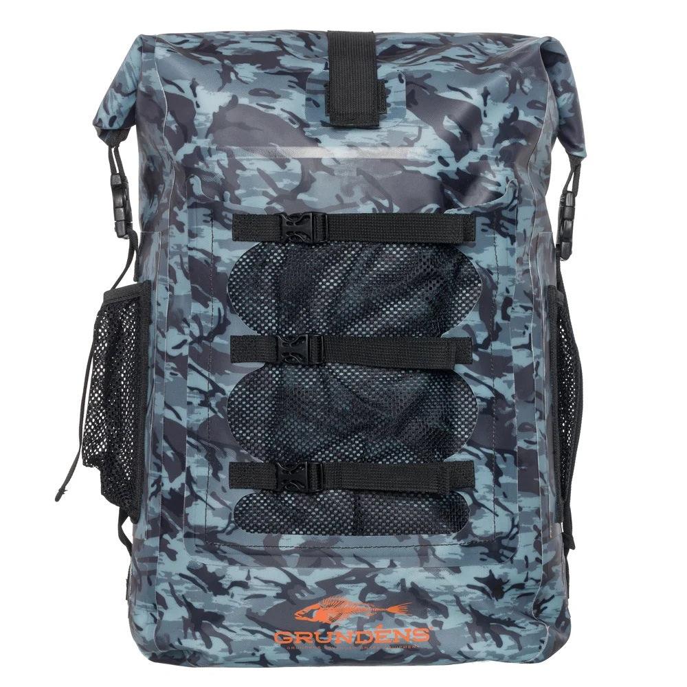 Grundens Rumrunner 30 Liter Backpacks-Accessories-Grundens-Refraction Camo Dark Slate-Tackle World