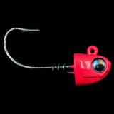 NLBN - No Live Bait Needed Hot Heads Screw Lock Jig Heads for 5" Paddle Tails