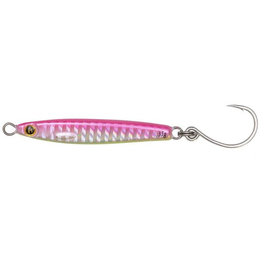 Hogy Heavy Minnow Jigs With VMC 4X In-Line Hook-Lures-Hogy-Electric Chicken-Weight: 1 1/4oz - Length: 3"-Tackle World