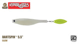 Hyperlastics Dartspin Lures-Lures-Hyperlastics-Length: 5.5" - Weight: 5/8oz - Q'ty/Pk: 2-Glow-Tackle World