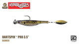 Hyperlastics Dartspin Pro Lures (Rigged Jighead Ver.)-Lures-Hyperlastics-Length: 3.5" - Weight: 1/4oz-Bunker-Tackle World