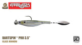 Hyperlastics Dartspin Pro Lures (Rigged Jighead Ver.)-Lures-Hyperlastics-Length: 3.5" - Weight: 1/4oz-Glass Minnow-Tackle World