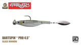 Hyperlastics Dartspin Pro Lures (Rigged Jighead Ver.)-Lures-Hyperlastics-Length: 4.5" - Weight: 3/7oz-Glass Minnow-Tackle World