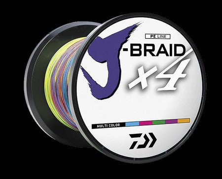 Daiwa J-Braid X4 Multicolor Braided Line-Line & Leader-Daiwa-Tackle World