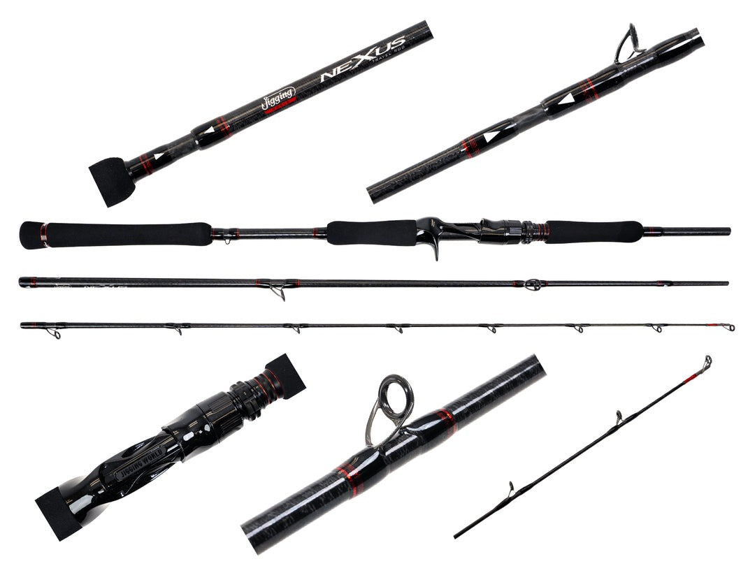 Jigging World Nexus 2.0 Travel Rods-Rod-Jigging World-JW-NEX703C-H (Conventional)-Tackle World