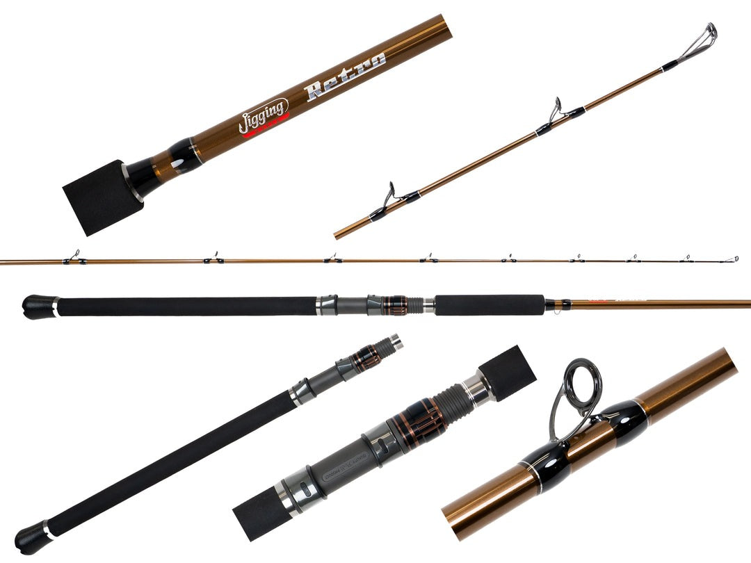 Jigging World Retro Casting Rods-Rod-Jigging World-JW-RET761BRC-M-Tackle World