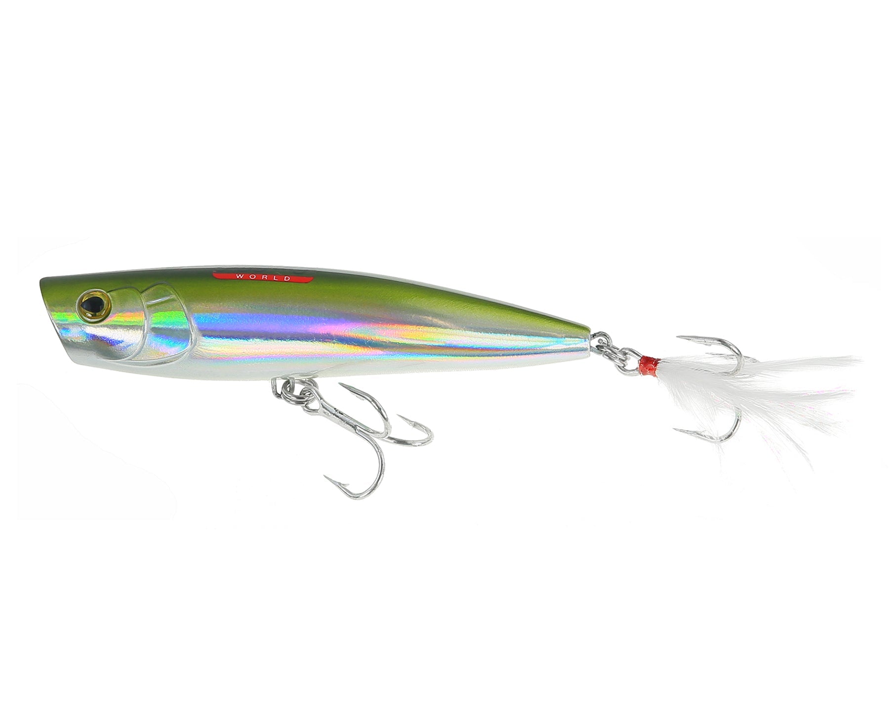 Jigging World 2024 Burst Poppers-Lures-Jigging World-Length: 5" - Weight: 1.5oz-Olive Back-Tackle World