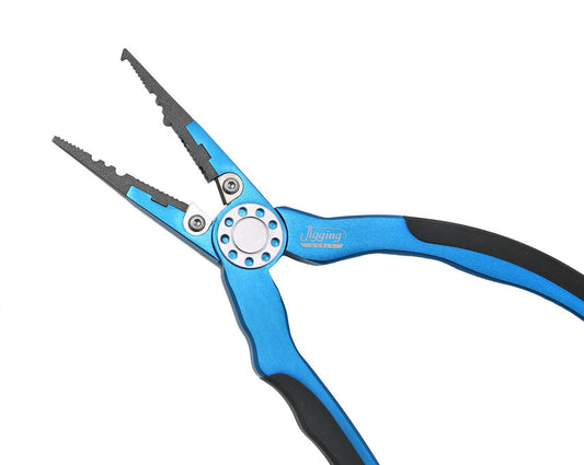 Jigging World 7.5" Aluminum Split Ring Pliers with Sheath-Accessories-Jigging World-Tackle World