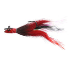 Jigging World Bass Candy Bucktail Jigs-Lures-Jigging World-Red/Black-1oz-Tackle World