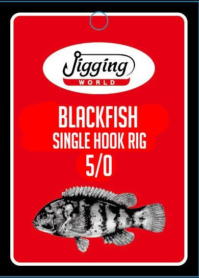 Jigging World Blackfish Rigs-Terminal Tackle-Jigging World-Single 5/0-Tackle World