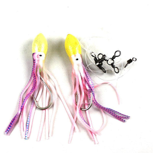 Jigging World Deep Drop Foam Glow Head Tile Fish Rigs-Terminal Tackle-Jigging World-Pink Tail-Tackle World