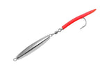 Jigging World Diamond Jigs with Tail-Lures-Jigging World-Smooth Chrome with Red Tail-1 oz-Tackle World