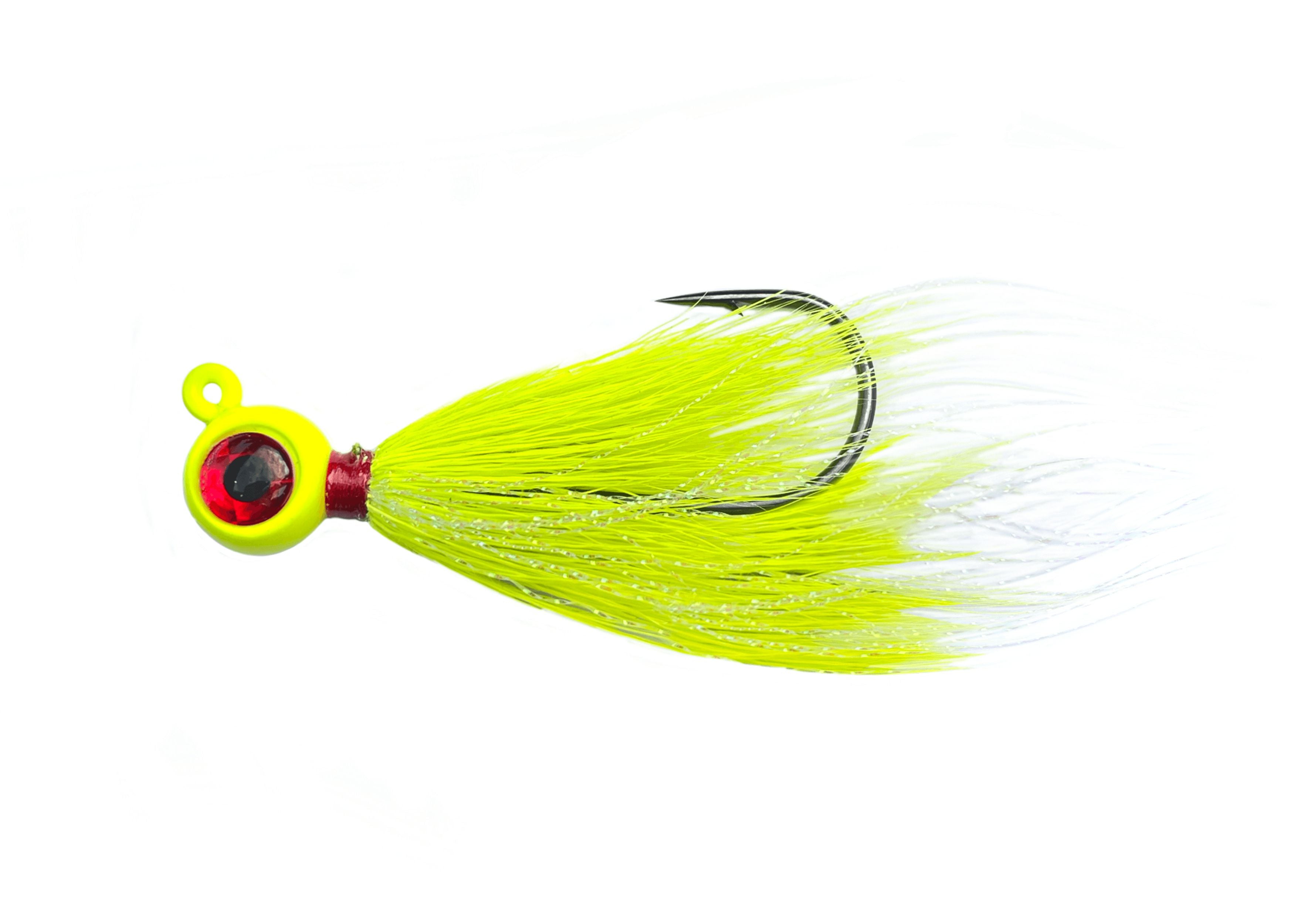 Jigging World Epoxy Bucktail Teasers-Lures-Jigging World-Chratreuse-Tackle World