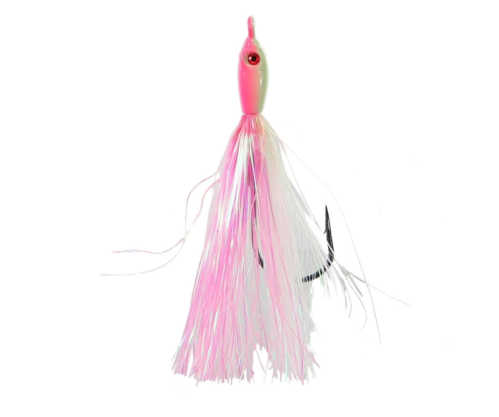 Jigging World Fluke Candy Teasers V2 with Bucktail-Lures-Jigging World-Pink Shine-Tackle World