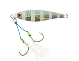 Jigging World Giko Slow Pitch Jigs-Lures-Jigging World-2.1oz (60g) 3.25"-Glow Zebra-Tackle World