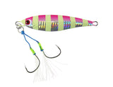 Jigging World Giko Slow Pitch Jigs-Lures-Jigging World-2.1oz (60g) 3.25"-Zebra Pink Glow-Tackle World