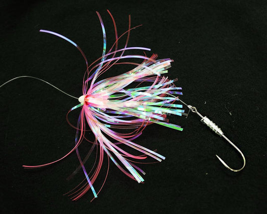 Jigging World Hi-Lo Flasher Rigs with Weighted Grub Holder Hooks-Terminal Tackle-Jigging World-Pink-Tackle World