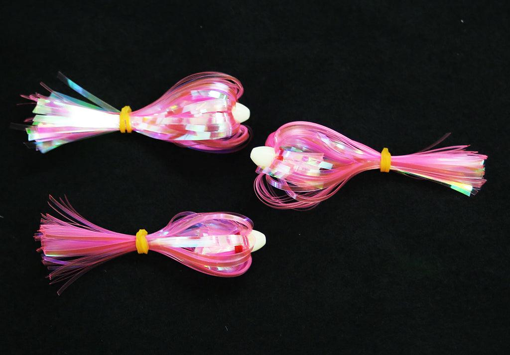 Jigging World Holographic Flash Teasers-Lures-Jigging World-Pink-Tackle World