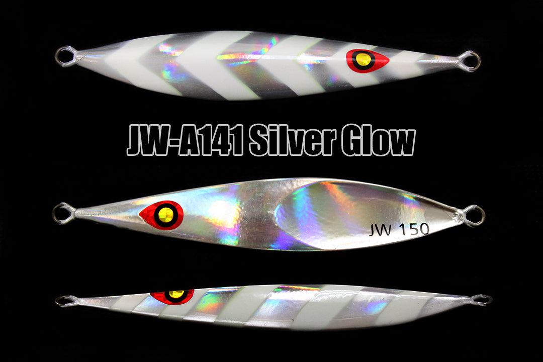 Jigging World JW-A141 Slow Pitch Jigs-Lures-Jigging World-Silver Glow-150g-Tackle World