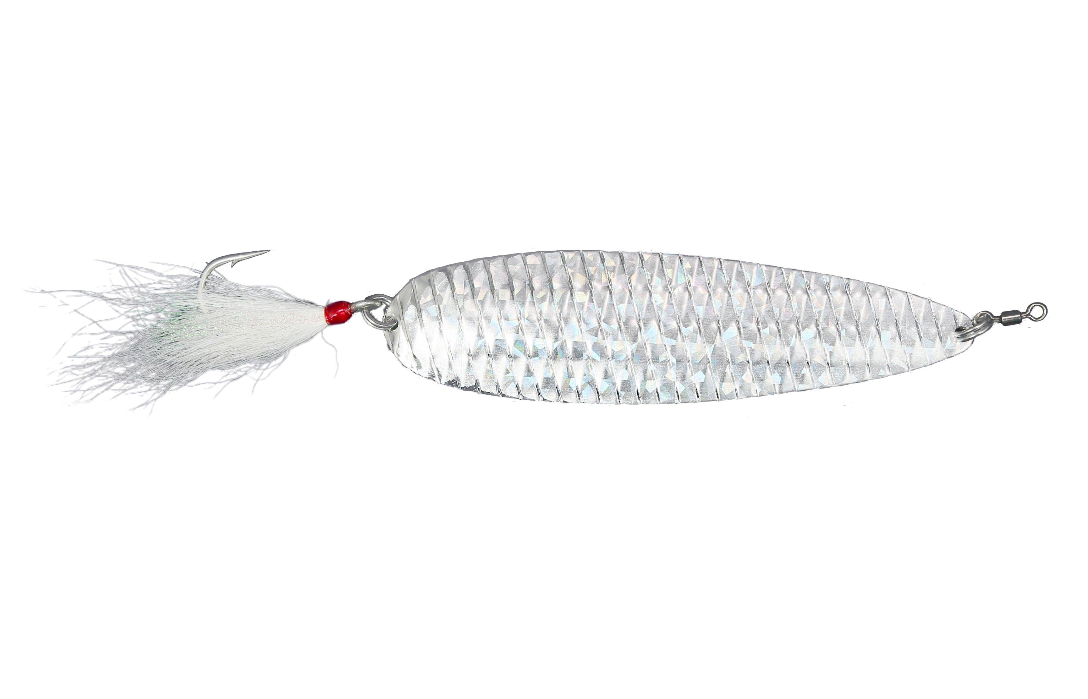 Jigging World Jigging Flutter Spoons-Lures-Jigging World-Length: 7" - Weight: 2.5oz-Silver-Tackle World