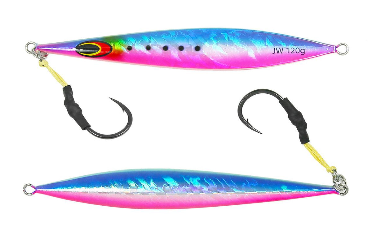 Jigging World MJ67 Slow Pitch Jigs-Lures-Jigging World-Blue PInk-90g / 3.2oz-Tackle World