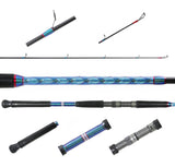 Jigging World MK2 7'6" Custom Spinning Rod - Blue/Red-Rod-Jigging World-Tackle World