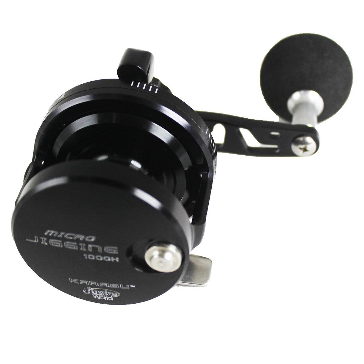 Jigging World Micro Jigging Lever Drag Reels-Reel-Jigging World-Black-Right-Tackle World