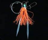 Jigging World Micro Silicone Skirt Tandem Rigs-Terminal Tackle-Jigging World-Salmon Red-Tackle World