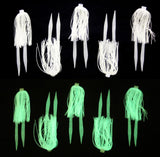 Jigging World Micro Silicone Skirt Teasers-Lures-Jigging World-Glow-Tackle World