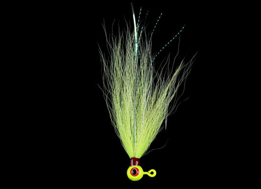 Jigging World Power Ball with Bucktail Teasers-Lures-Jigging World-Chartreuse-Tackle World