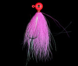 Jigging World Power Ball with Bucktail V2 Jigs-Lures-Jigging World-Pink-3/8oz-Tackle World