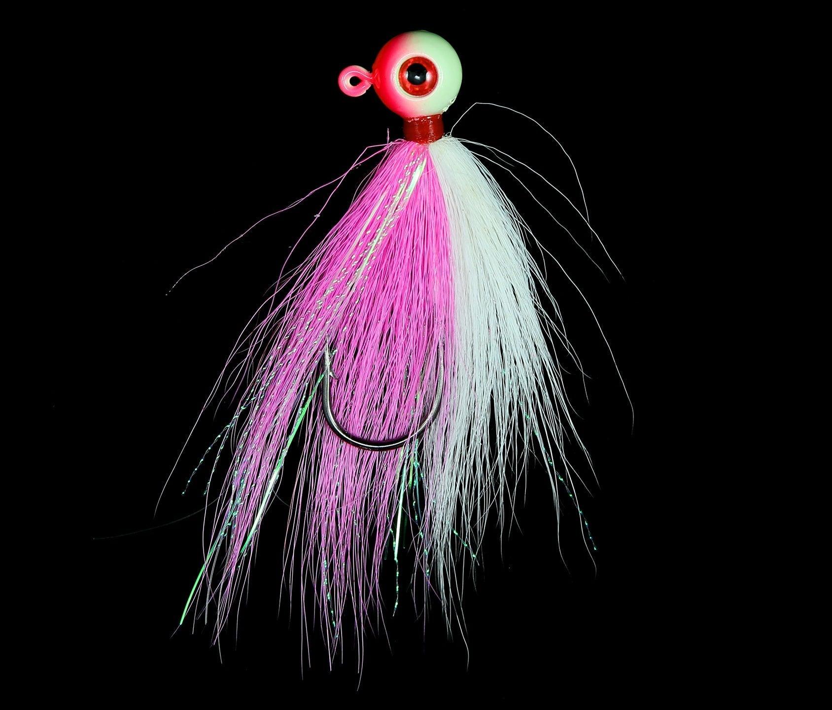 Jigging World Power Ball with Bucktail V2 Jigs-Lures-Jigging World-Pink Shine-3/8oz-Tackle World