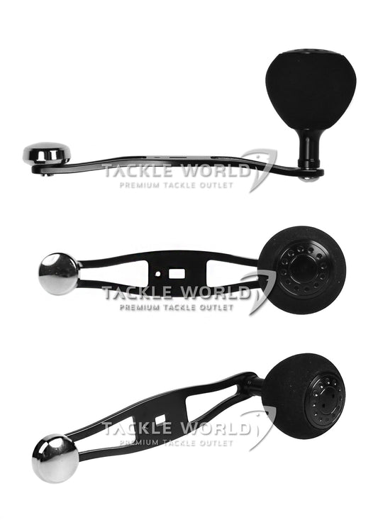 Jigging World - Power Handle for Shimano Small Baitcasting Reels-Power Handles & Knobs-Jigging World-Offset Black Arm / EVA 39mm Ball Power Knob-Tackle World