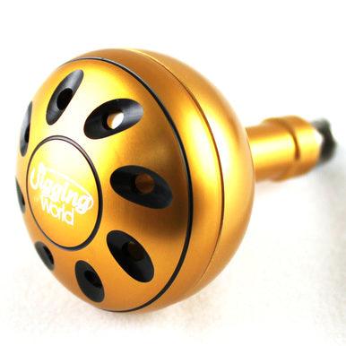 Jigging World - Power Knobs for Van Staal & ZeeBaas Spinning Reels-Power Handles & Knobs-Jigging World-39mm Gold/Black Knob-Tackle World