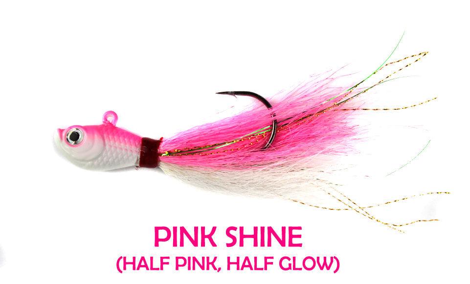 Jigging World Premium Bucktail Jigs Ver. 1 CLOSE-OUT-Lures-Jigging World-3/8 oz-Pink Shine-Tackle World