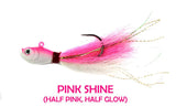 Jigging World Premium Bucktail Jigs Ver. 1 CLOSE-OUT-Lures-Jigging World-3/8 oz-Pink Shine-Tackle World