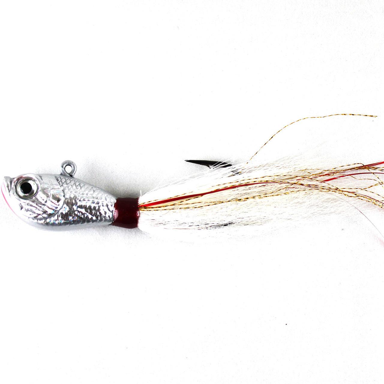 Jigging World Premium Bucktail Jigs Ver. 1 CLOSE-OUT-Lures-Jigging World-3/8 oz-Silver-Tackle World